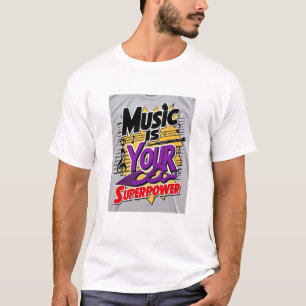 Musik Är Din Superkraft T Shirt