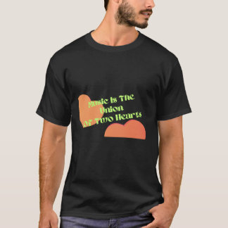 Musik är en förening av två hjärtan t shirt
