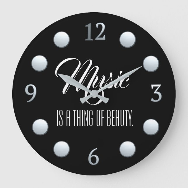 Musik är en Sak av skönhet Stor Klocka (Framsida)