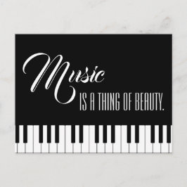 Musik är en Sak av skönhet Vykort