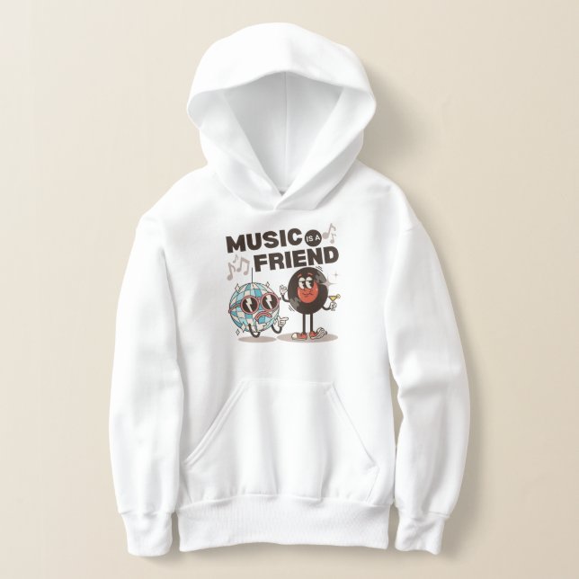 Musik är en vän t shirt (Laydown)