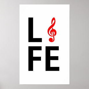 Musik är ett levande exempel. poster
