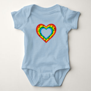 Musik är Kärlek Bodysuit T Shirt