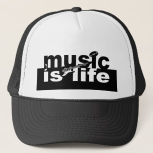 Musik är Life-hat - välj färg Keps