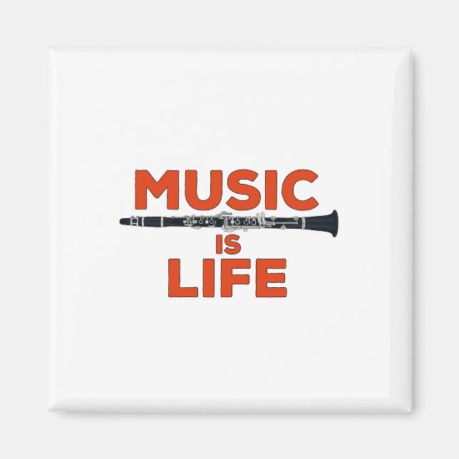 Musik är Life Magnet (Framsidan)