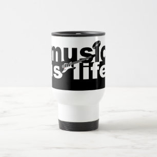 Musik är Life mugg - välj stil, färg