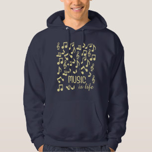 Musik är Life-shirt Munkjacka
