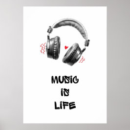 Musik är livet poster