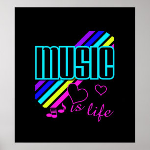 Musik är livet poster