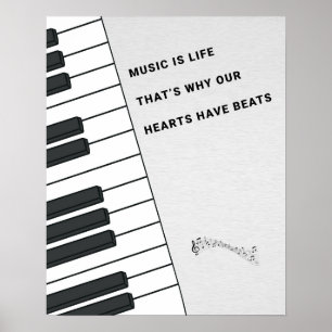 Musik är livet poster