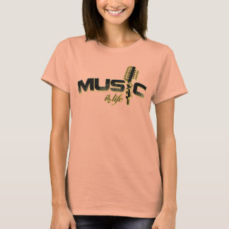 Musik är livet t-shirt
