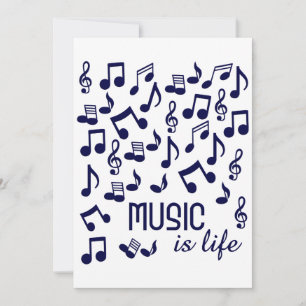 Musik är livinbjudan inbjudningar
