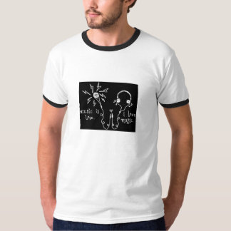 Musik är love. t-shirt