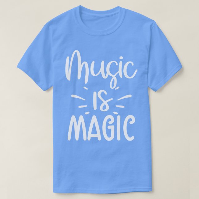 Musik är magiskt t shirt (Design framsida)