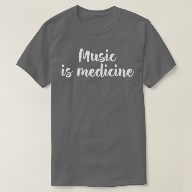 Musik är medicin t shirt (Design framsida)