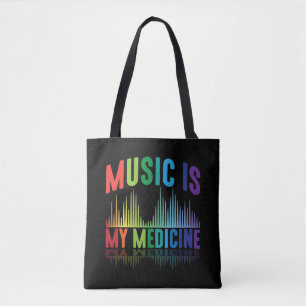 Musik är min DJ Music Producer Musiker Tygkasse
