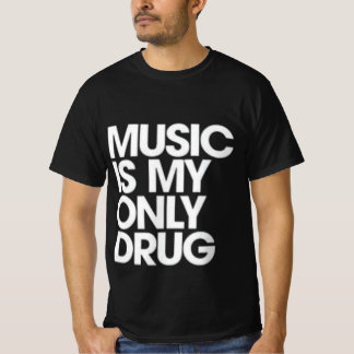 Musik är min enda droppe t shirt