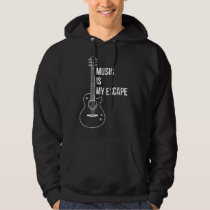 Musik Är Min Flykt Hoodie
