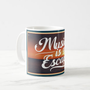 Musik Är Min Flykt Kaffemugg