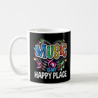 Musik är min inspirerande musik i Lycklig Ställe Kaffemugg