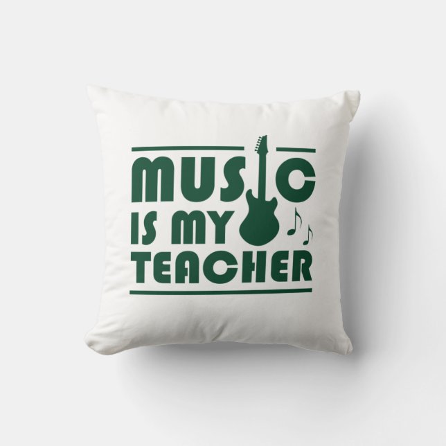 Musik är min lärare kudde (Framsida)