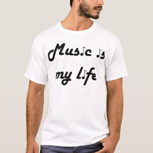 Musik är min Life Manar Shirt Tee Shirt