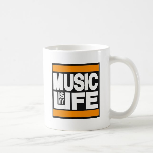 Musik är min livorange kaffemugg (Höger)