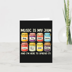 Musik är min Sylt Music Älskare Music Lärare tillb Kort