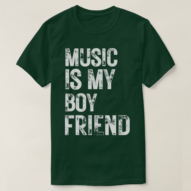 Musik är min vän t shirt (Design framsida)