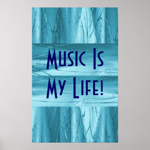 Musik är mitt liv i Blue Chrome II Poster