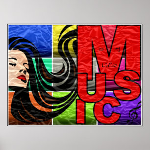 Musik är mitt liv Poster
