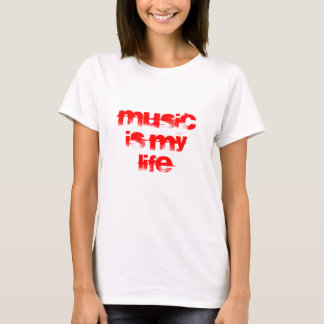 Musik är mitt liv t-shirt
