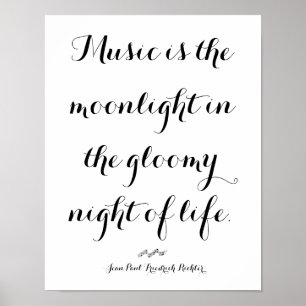 Musik är Moonlight of Life Poster