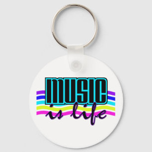 Musik är nyckelkedjan Life Nyckelring