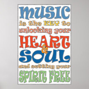 Musik är nyckeln poster