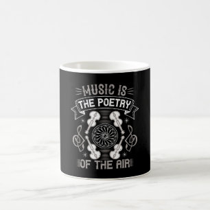 Musik är poesi Luft Kaffemugg