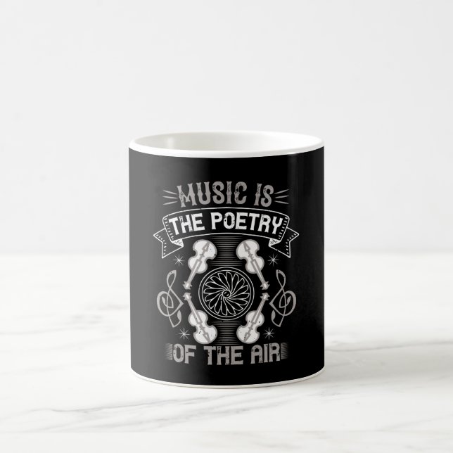 Musik är poesi Luft Kaffemugg (Center)