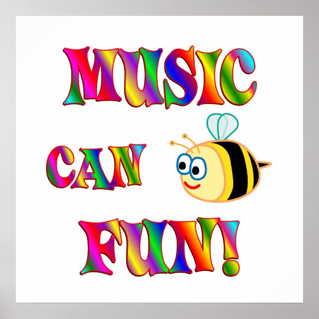 Musik är Roligt Poster (Framsidan)