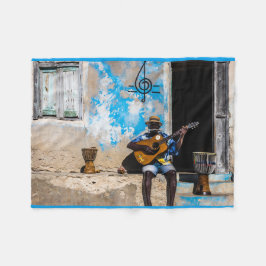 Musik är sinnesmedicin fleecefilt