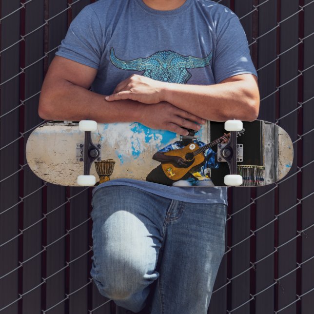 Musik är sinnesmedicin mini skateboard bräda 18,5 cm (Utomhus 3)
