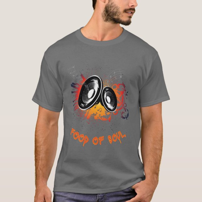 Musik är SJÄLENS MAT vän T Shirt (Framsida)