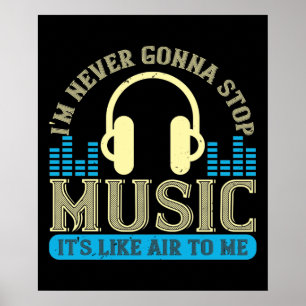 Musik är som Luft för mig Poster