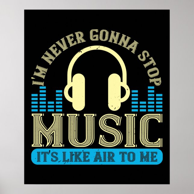 Musik är som Luft för mig Poster (Framsidan)
