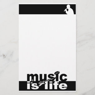 Musik är stationär i livet, anpassa