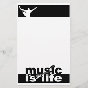 Musik är stationär i livet, anpassa