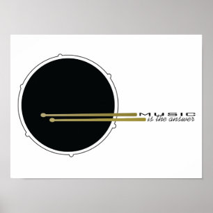 Musik är svaret poster