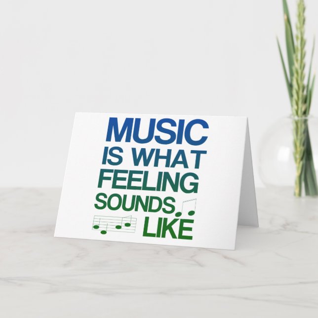 Musik är vad det känsliga ljudnågot kort (Framsida)