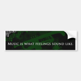 Musik är vad känslaljudnågot liknande bildekal