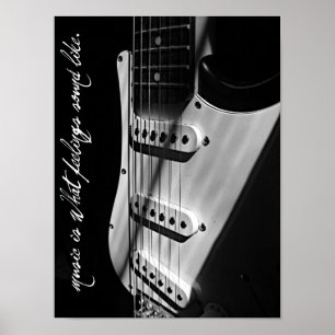 musik är vad känslaljudnågot liknande poster