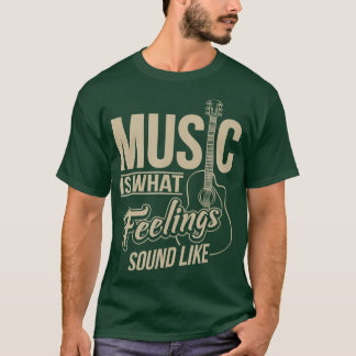 Musik är vad Ljud tycker om T Shirt